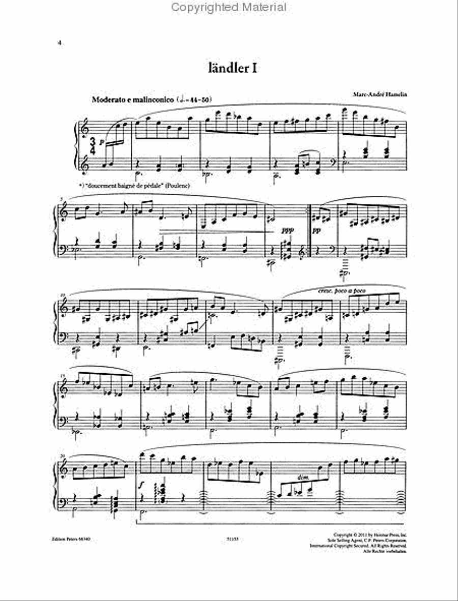 Con Intimissimo Sentimento (A Collection of Seven Pieces for Solo Piano) Piano Solo scores gallery preview page 2