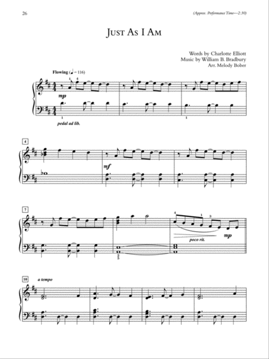 A Call to Prayer Piano Solo scores gallery preview page 5