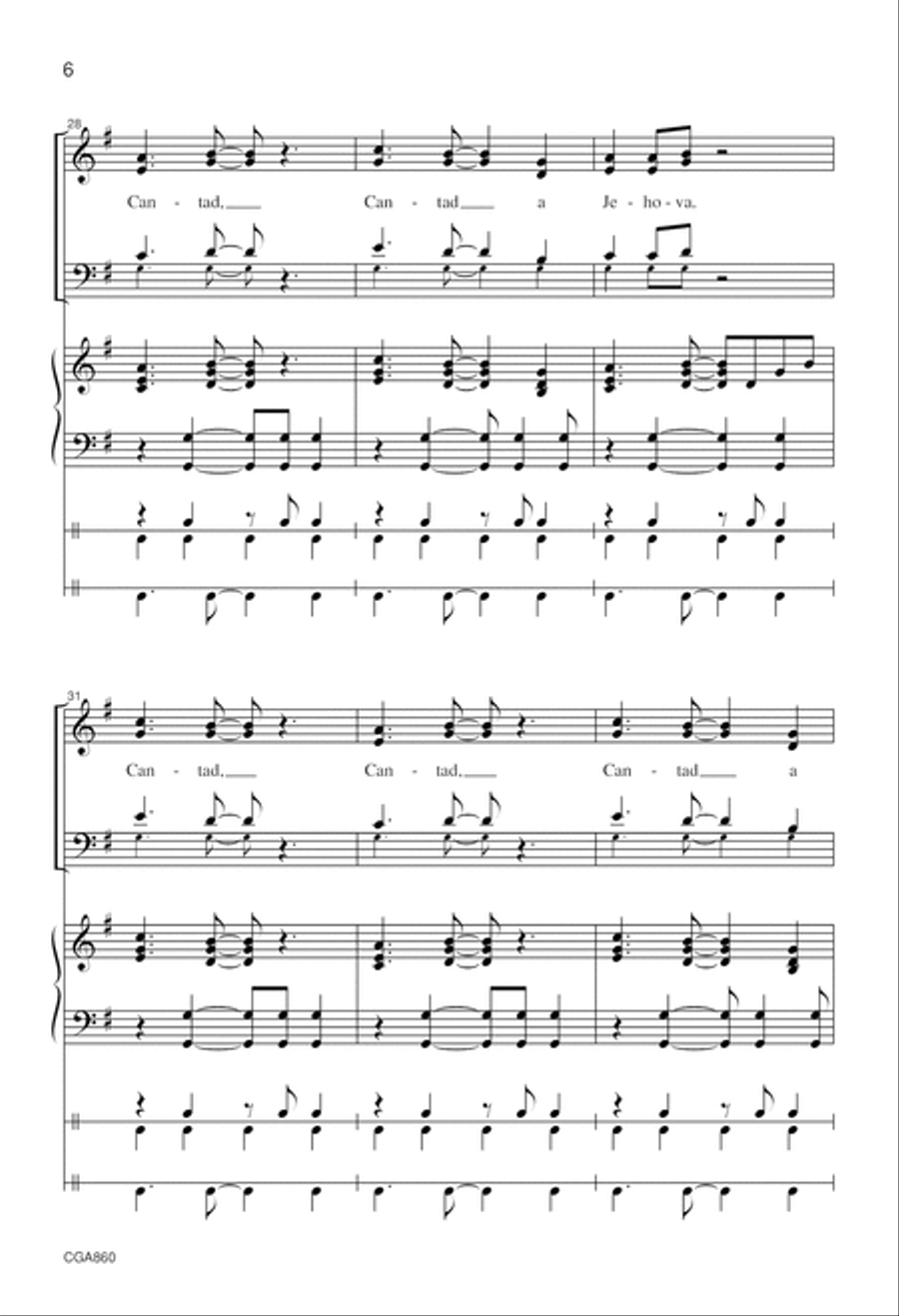 Cantad 4-Part scores gallery preview page 6