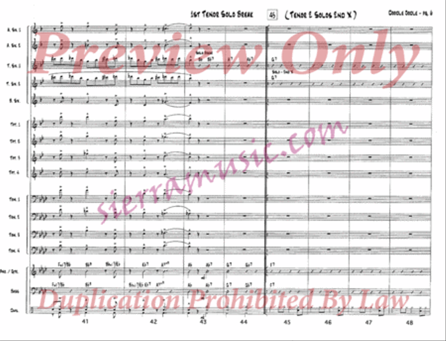 Doodle Oodle Jazz Ensemble scores gallery preview page 7