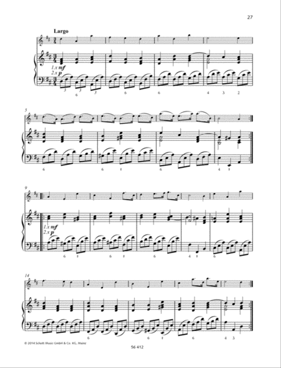 Sonata No. 1 B minor Sonata No. 1 B minor Violin scores gallery preview page 4