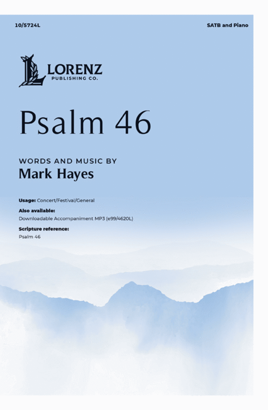 Psalm 46 Psalm 46 4-Part scores gallery preview page 1