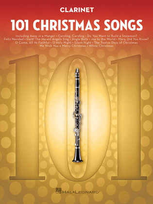 Book cover for 101 Christmas Songs