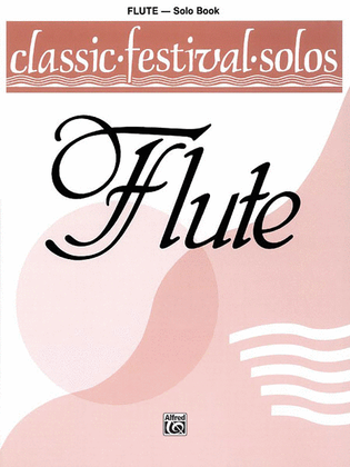 Book cover for Classic Festival Solos (C Flute), Volume 1