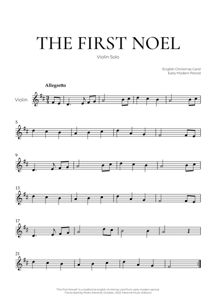 The First Noel (Violin Solo) - Christmas Carol image number null