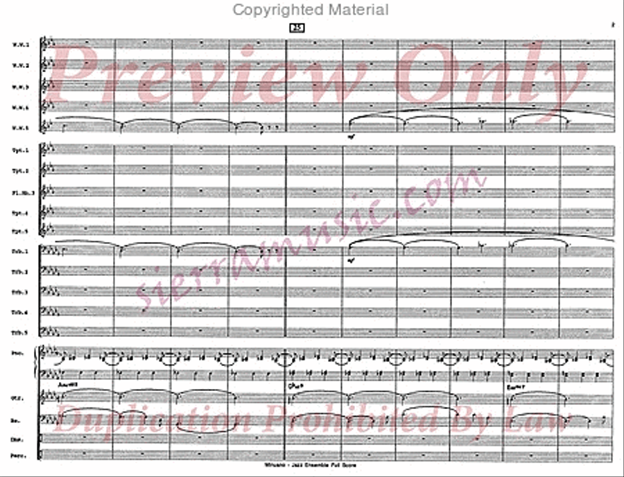 Minuano (six eight) Big Band scores gallery preview page 4