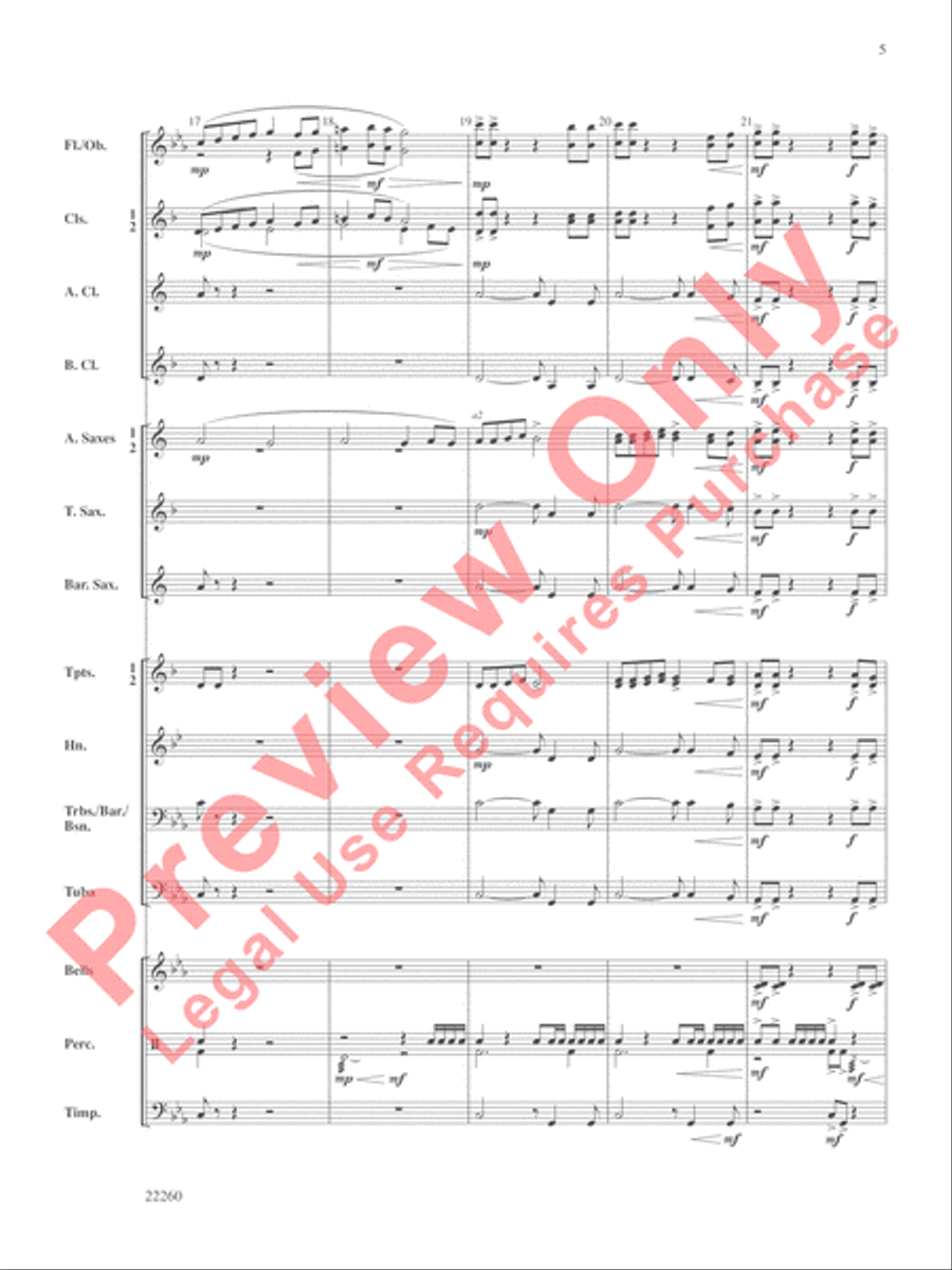 Bold Journey Bold Journey Concert Band scores gallery preview page 6