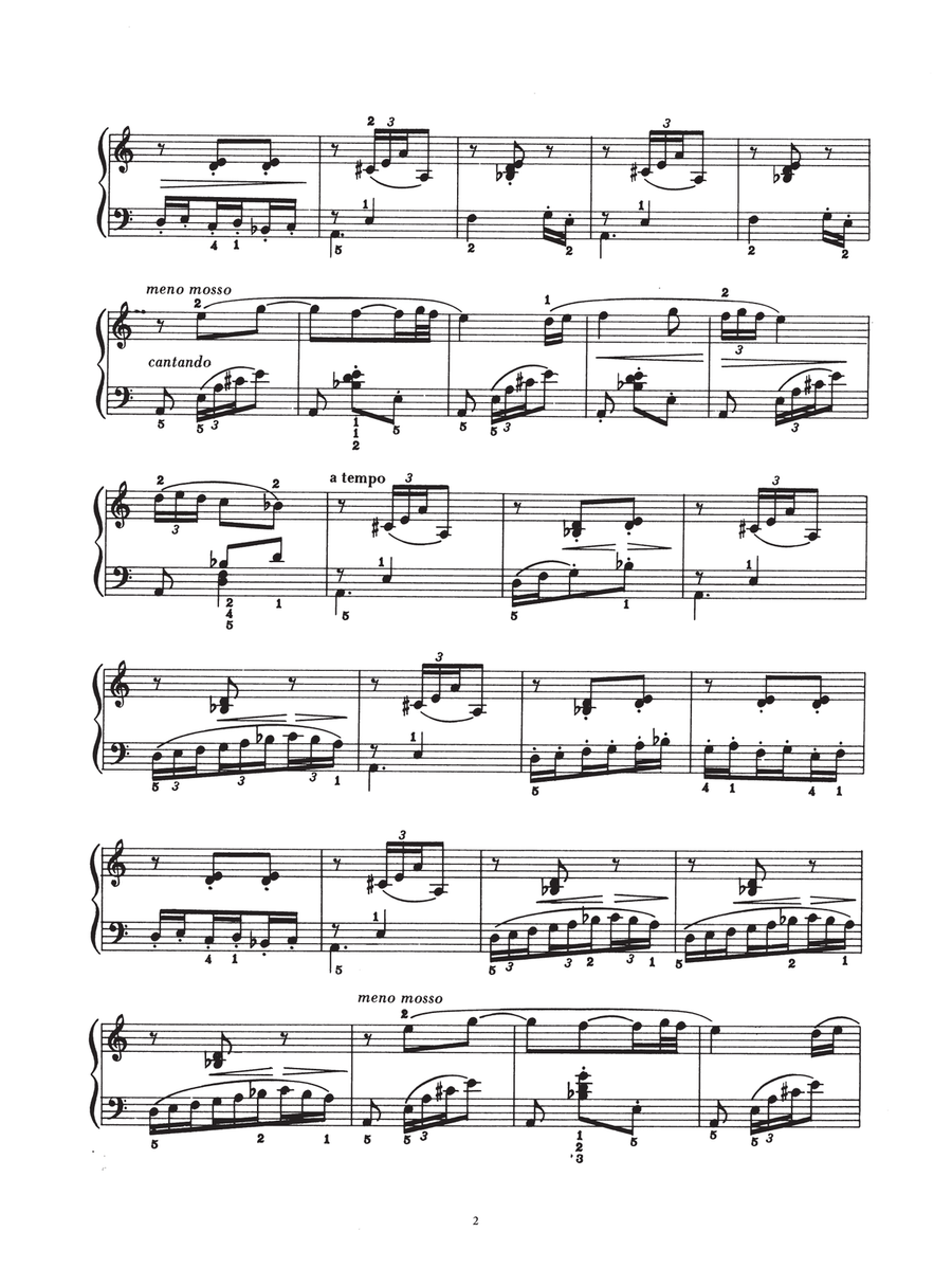 Malaguena Piano Solo scores gallery preview page 2