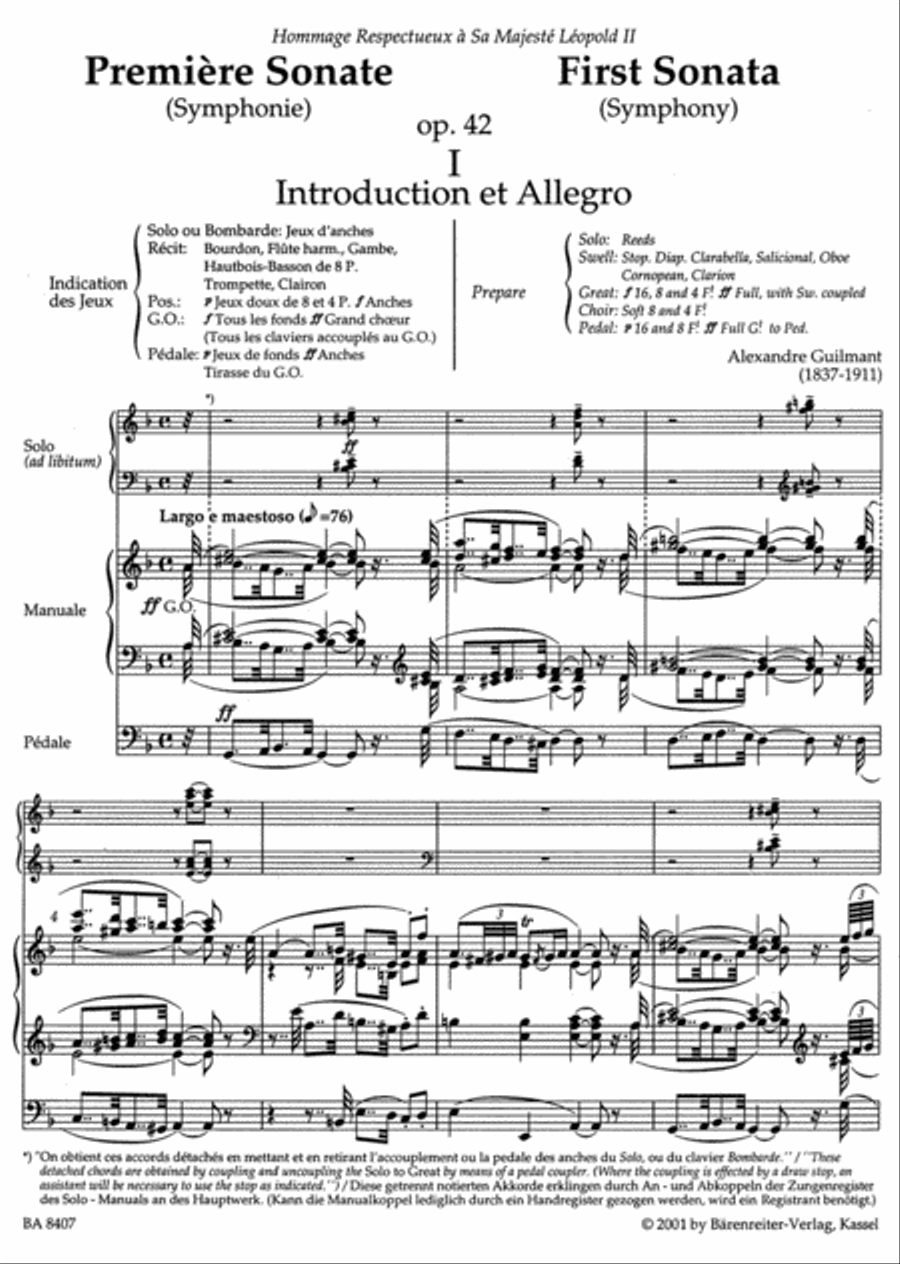 Sonatas 1-4 Organ scores gallery preview page 2