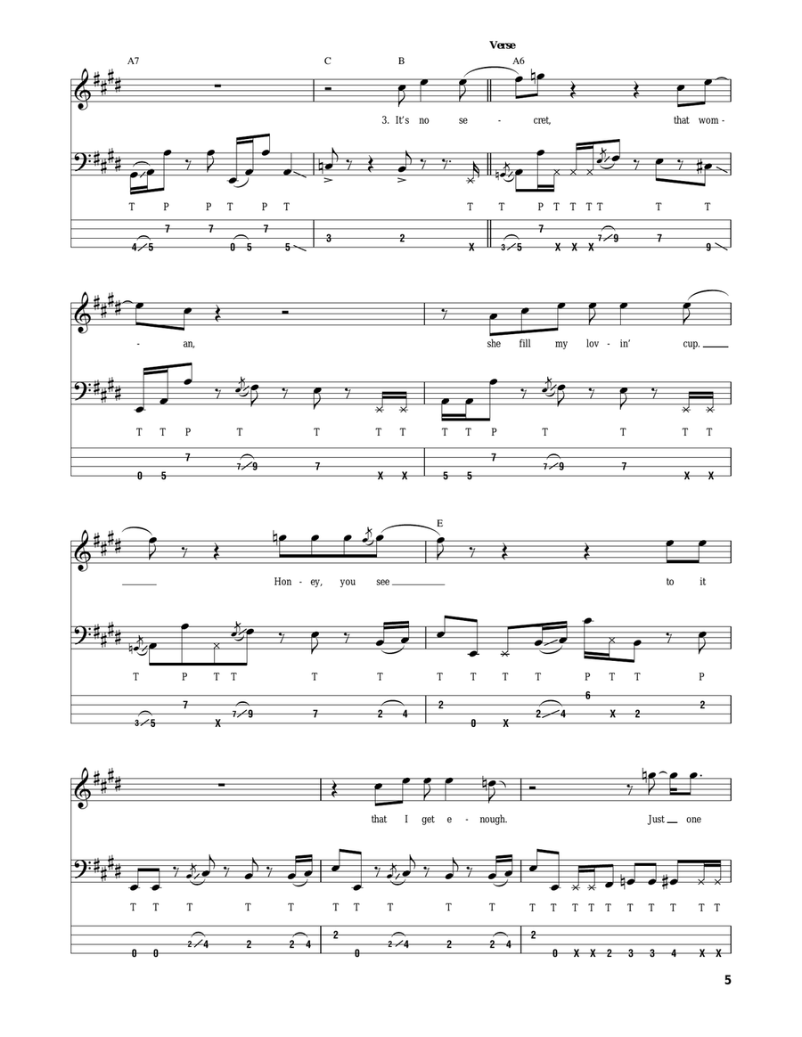 Knock On Wood Acoustic Guitar scores gallery preview page 5