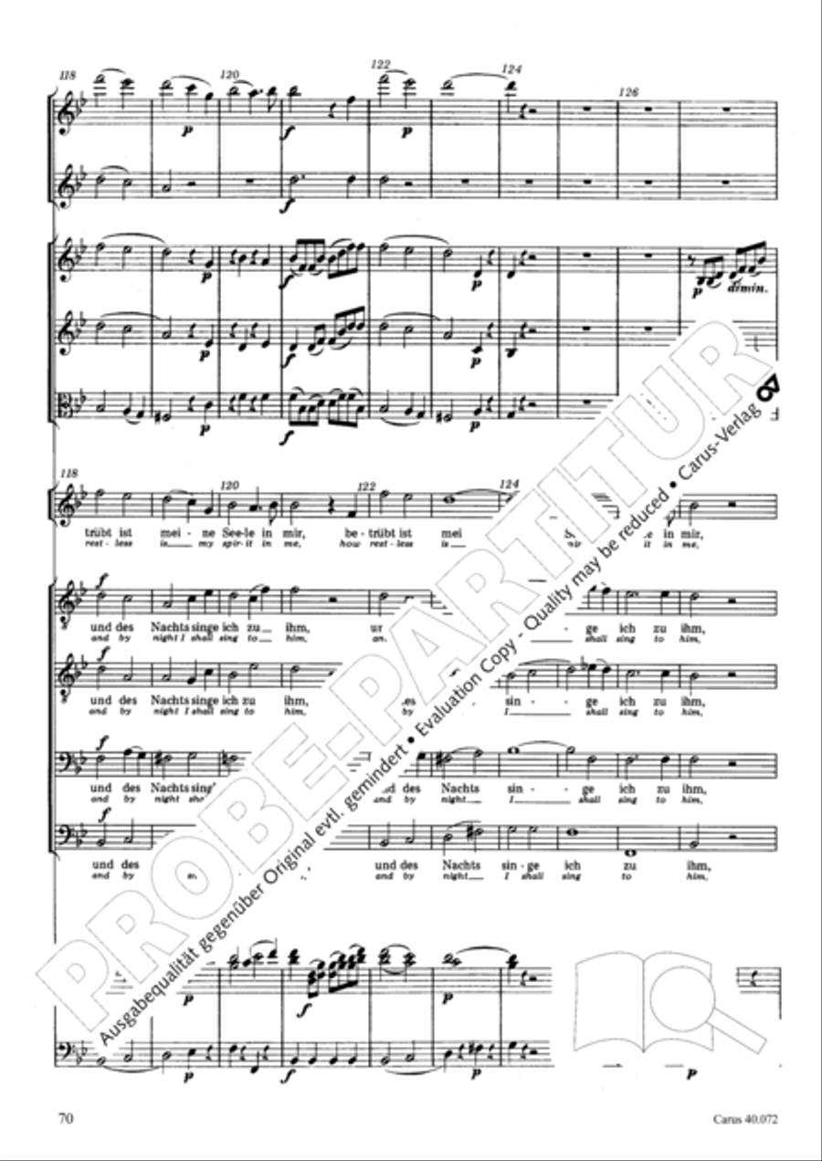 Psalm 42 Psalm 42 4-Part scores gallery preview page 70