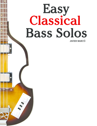 Book cover for Easy Classical Bass Solos