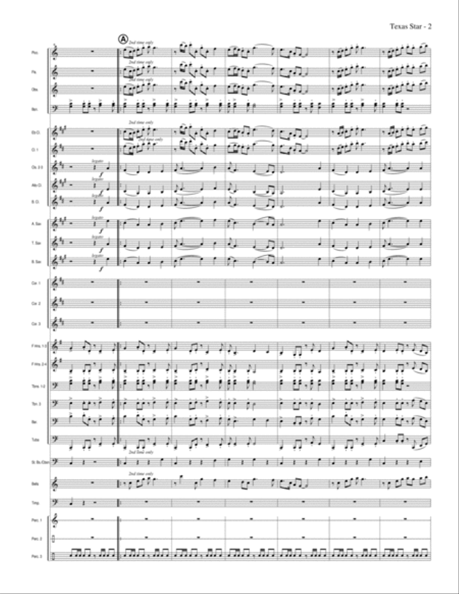 Texas Star Texas Star Concert Band scores gallery preview page 6