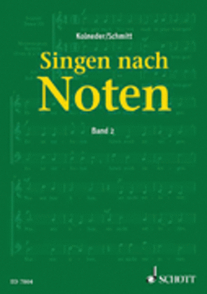 Singen Nach Noten 2 (vocal Studies)