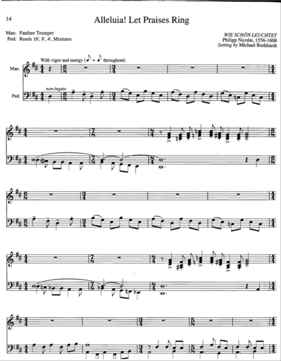Seven Hymn Improvisations and Free Accompaniments, Set 2 Organ scores gallery preview page 5