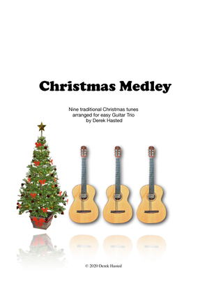 Book cover for Christmas Medley - easy guitar trio