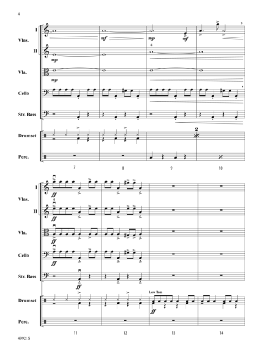 Black Adam: Score String Orchestra scores gallery preview page 4