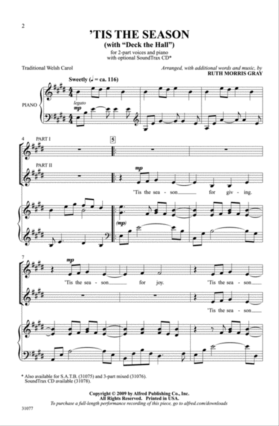 'Tis the Season 'Tis the Season 2-Part scores gallery preview page 2