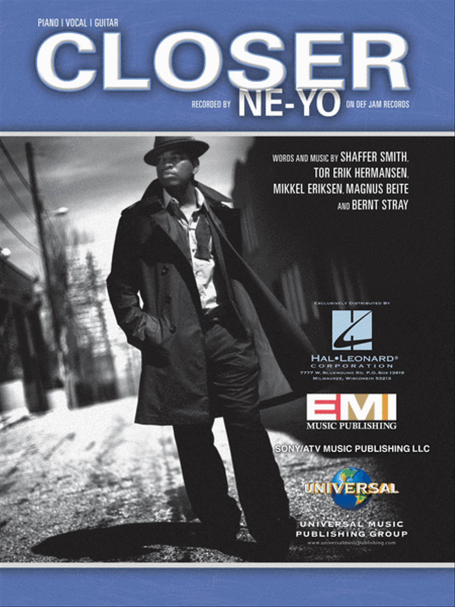 Closer Closer Piano, Vocal, Guitar scores gallery preview page 1