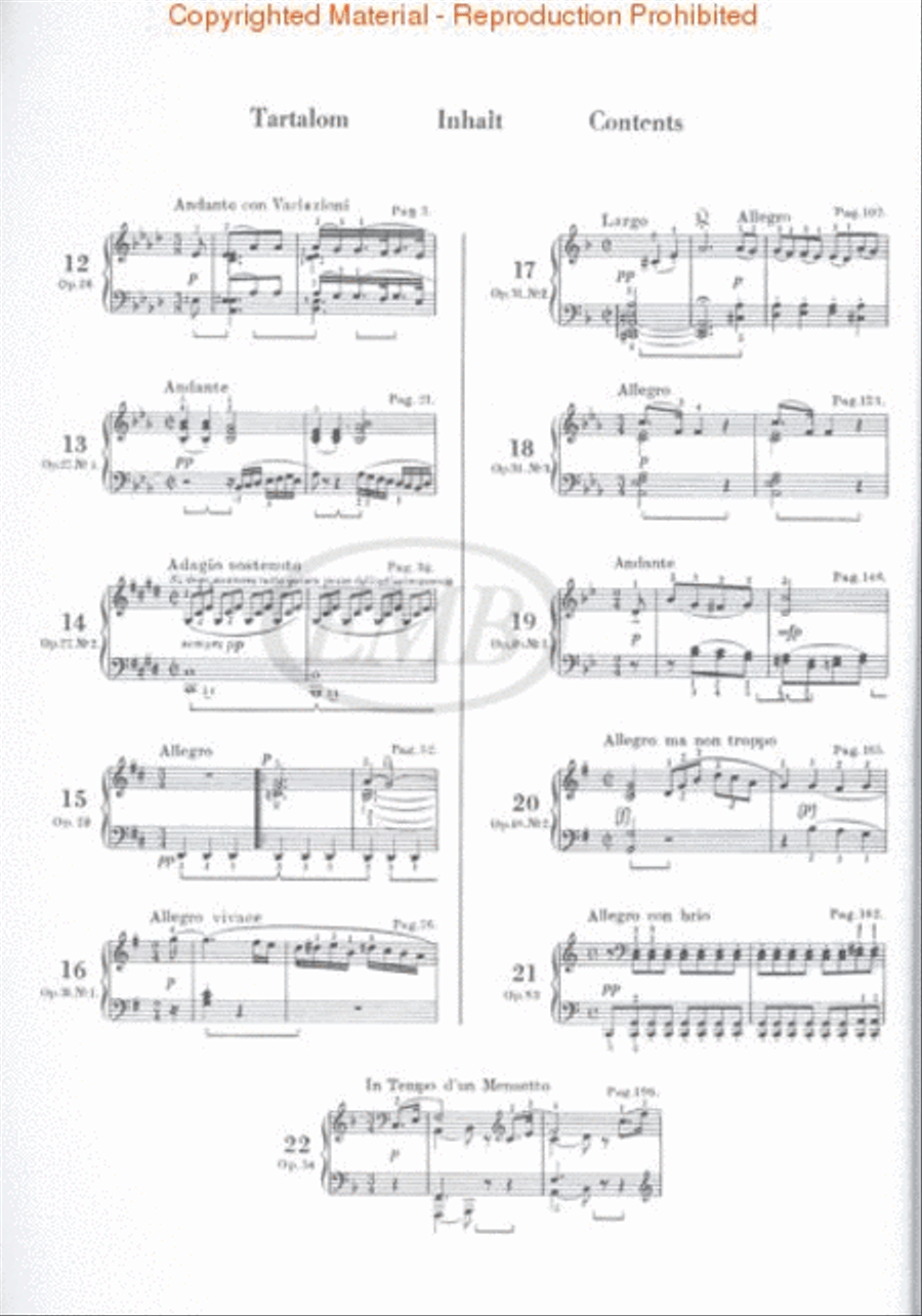 Sonatas - Volume 2 Piano Solo scores gallery preview page 2