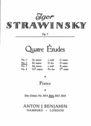 Book cover for Four Studies op. 7-2