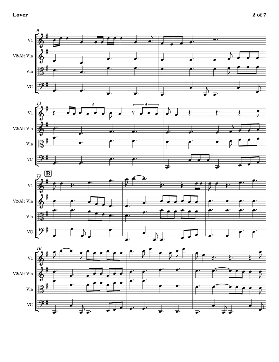 Lover String Trio scores gallery preview page 2