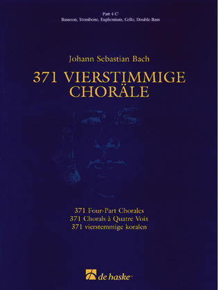 Book cover for 371 Vierstimmige Chorale (Four-Part Chorales)