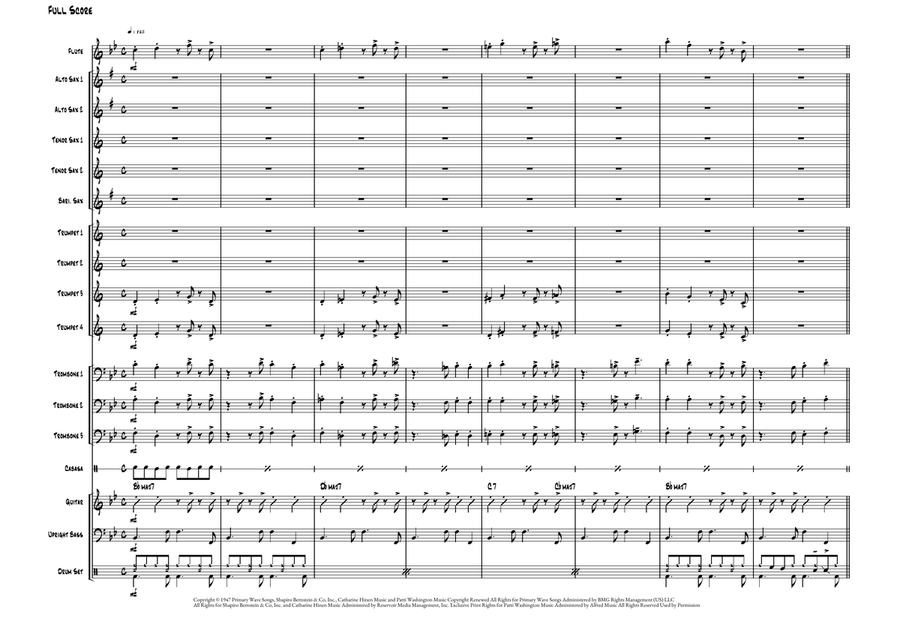 On Green Dolphin Street Jazz Ensemble scores gallery preview page 3