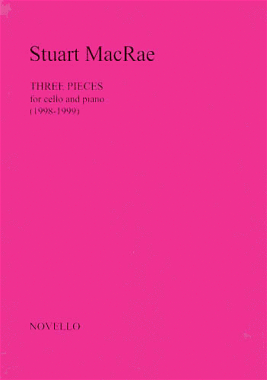 Stuart MacRae: Three Pieces For Cello And Piano Piano Accompaniment scores gallery preview page 1