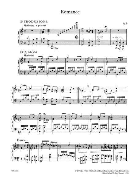 Romantic Piano Music, Volume 2