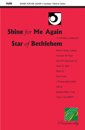 Book cover for Shine for Me Again, Star of Bethlehem - Flute Part