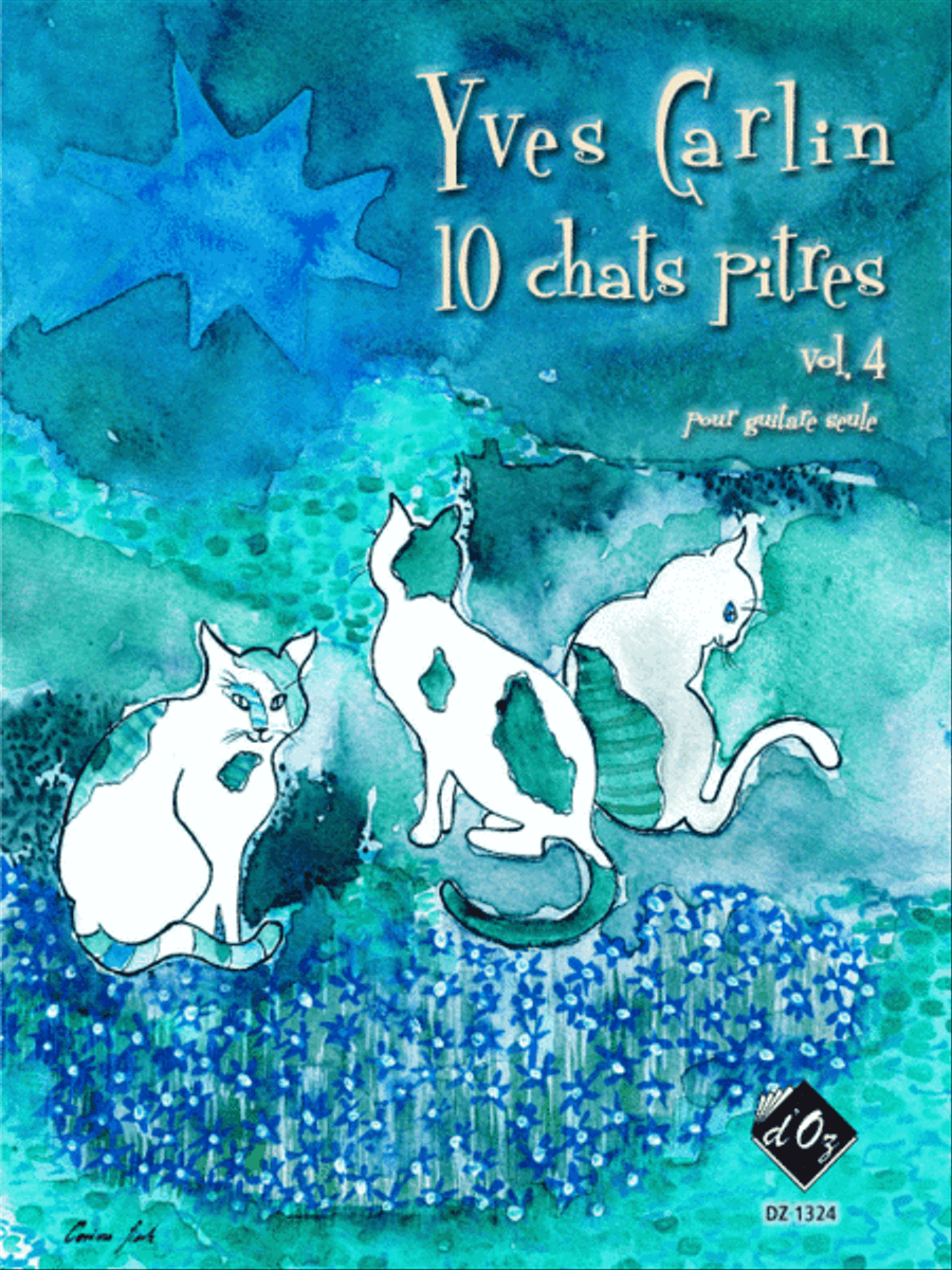 10 chats pitres, vol. 4 Classical Guitar scores gallery preview page 1