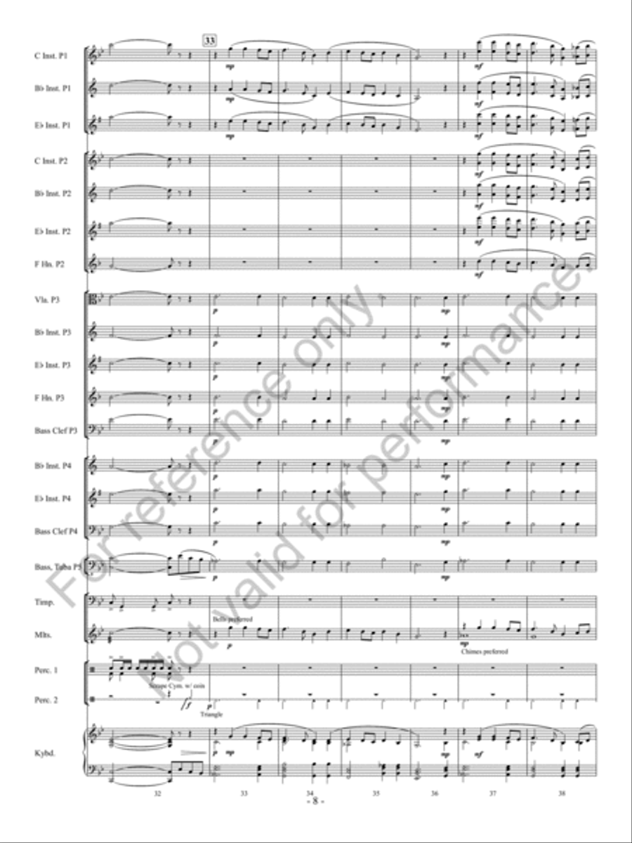 Antecedium Antecedium Concert Band scores gallery preview page 9