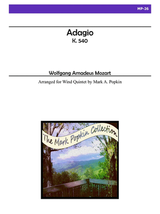 Adagio, K. 540 for Wind Quintet