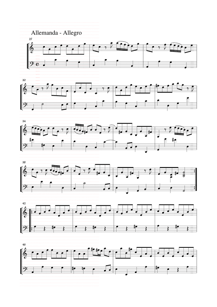 CONCERTO GROSSO - Op. 6 No. 10 - Corelli - Arr. for Piano/Organ Organ scores gallery preview page 3
