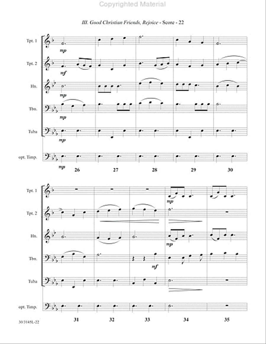 Brass at Christmas Brass at Christmas Brass Quintet scores gallery preview page 17