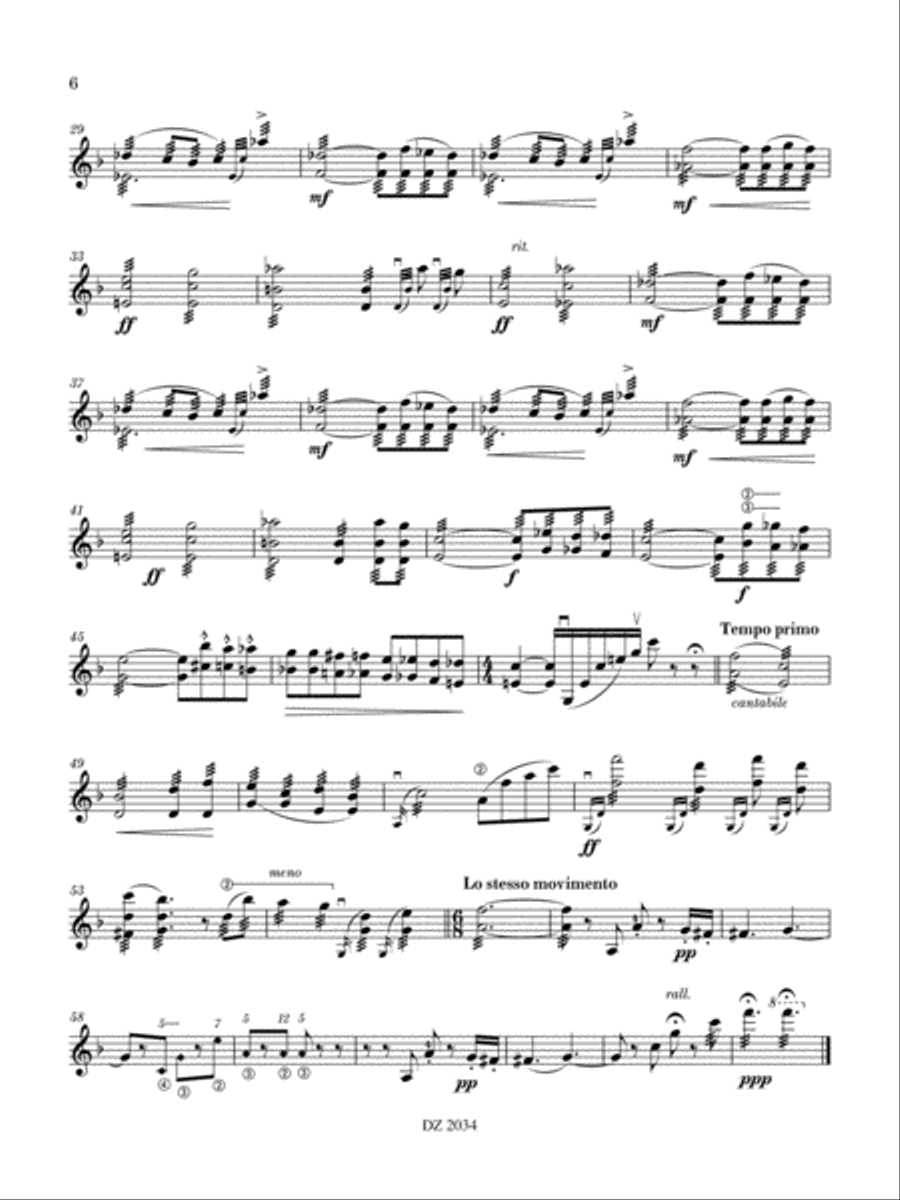 6 pièces solo 6 pièces solo Mandolin scores gallery preview page 6