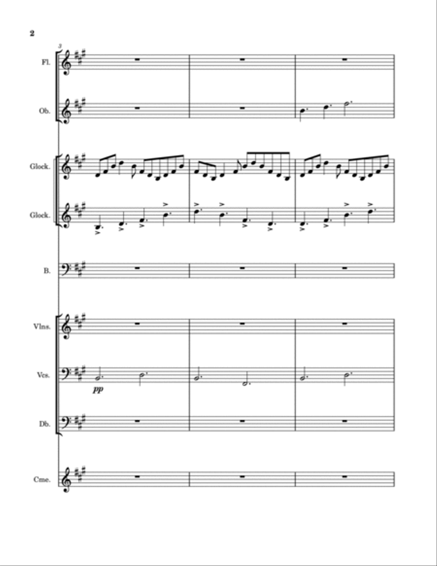 Sunstone Mountains - Score Only Large Ensemble scores gallery preview page 2