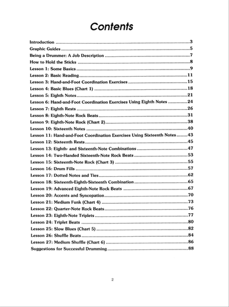 You Can Teach Yourself Drums Drum Set scores gallery preview page 3
