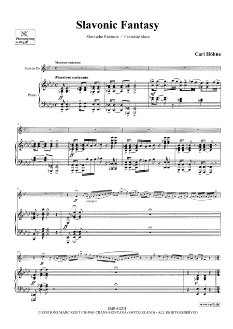 Slavonic Fantasy Trumpet Solo scores gallery preview page 4