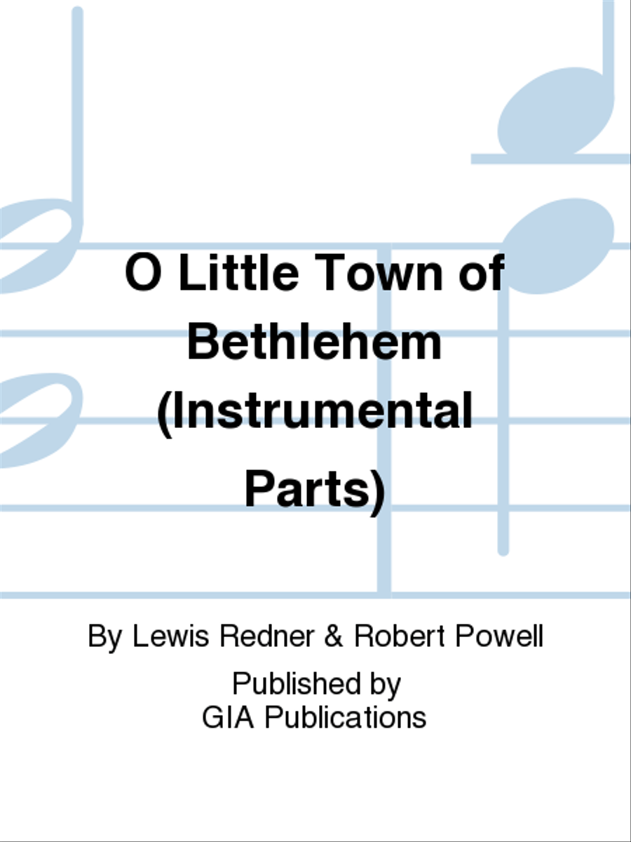 O Little Town of Bethlehem - Instrument edition Cello scores gallery preview page 1