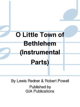 O Little Town of Bethlehem - Instrument edition