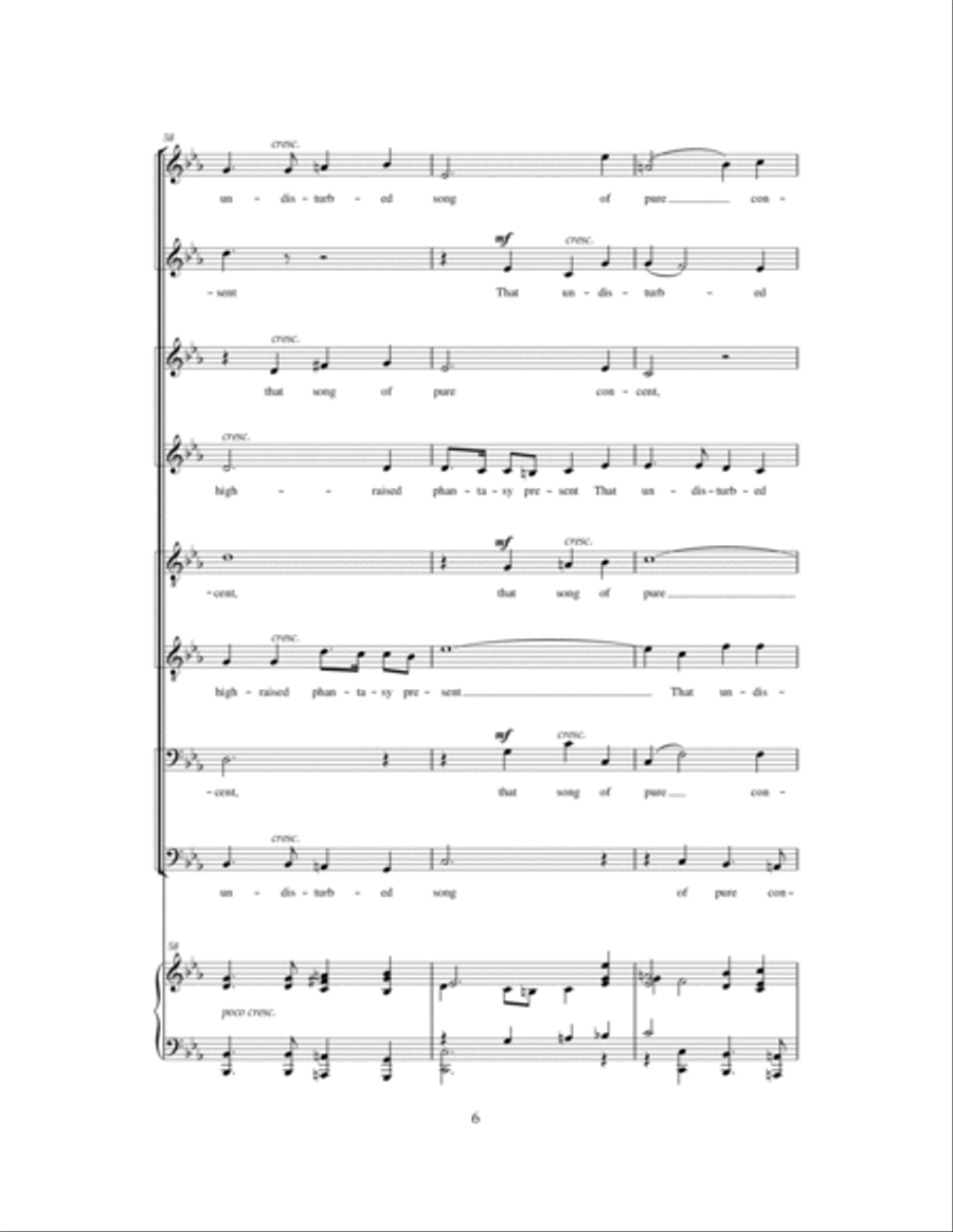 Blest Pair Of Sirens Blest Pair Of Sirens Choir scores gallery preview page 6