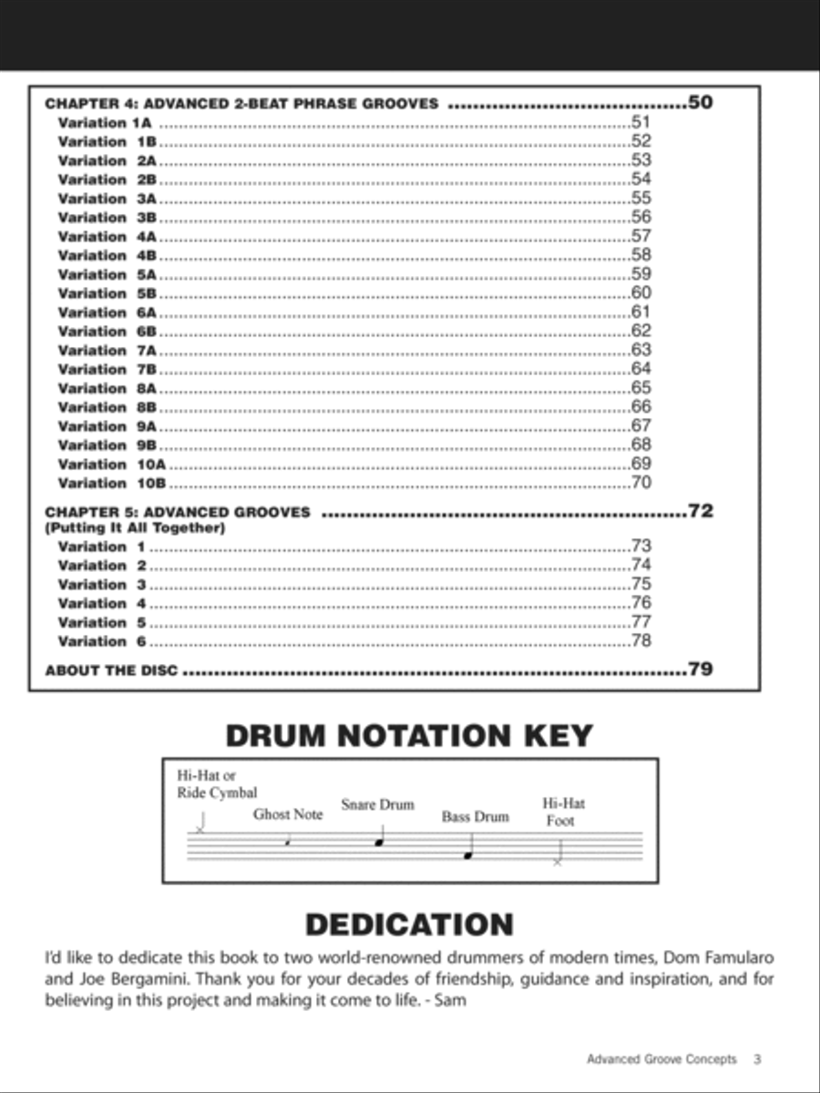 Advanced Groove Concepts Percussion scores gallery preview page 3