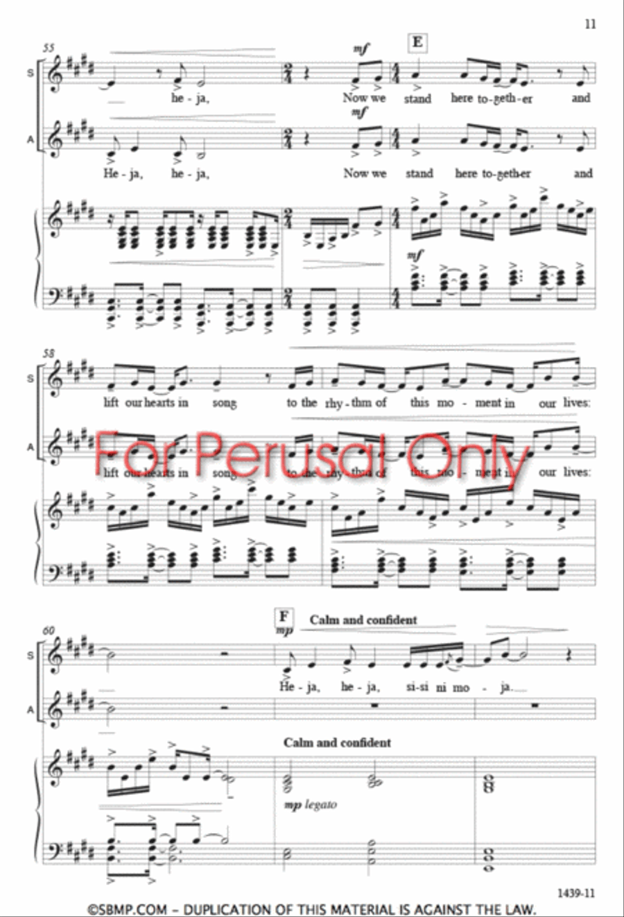 Sisi ni moja - SA Octavo Sisi ni moja - SA Octavo SA scores gallery preview page 10