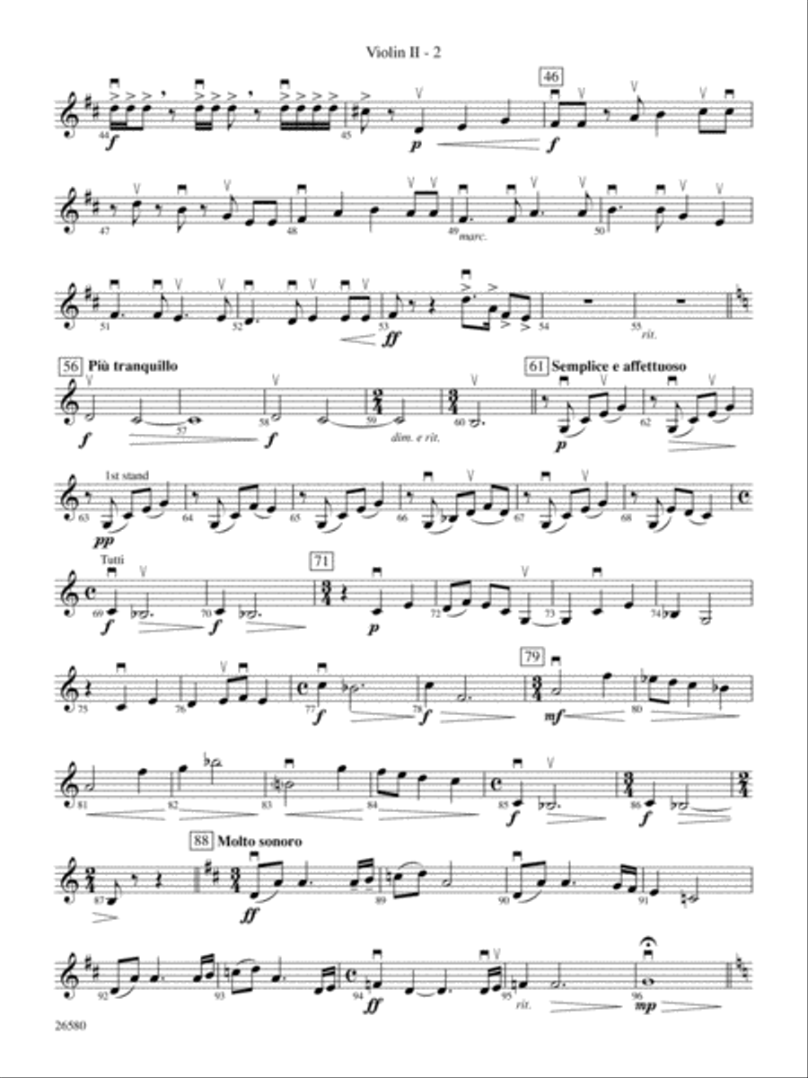 Carpe Diem!: 2nd Violin String Orchestra scores gallery preview page 2