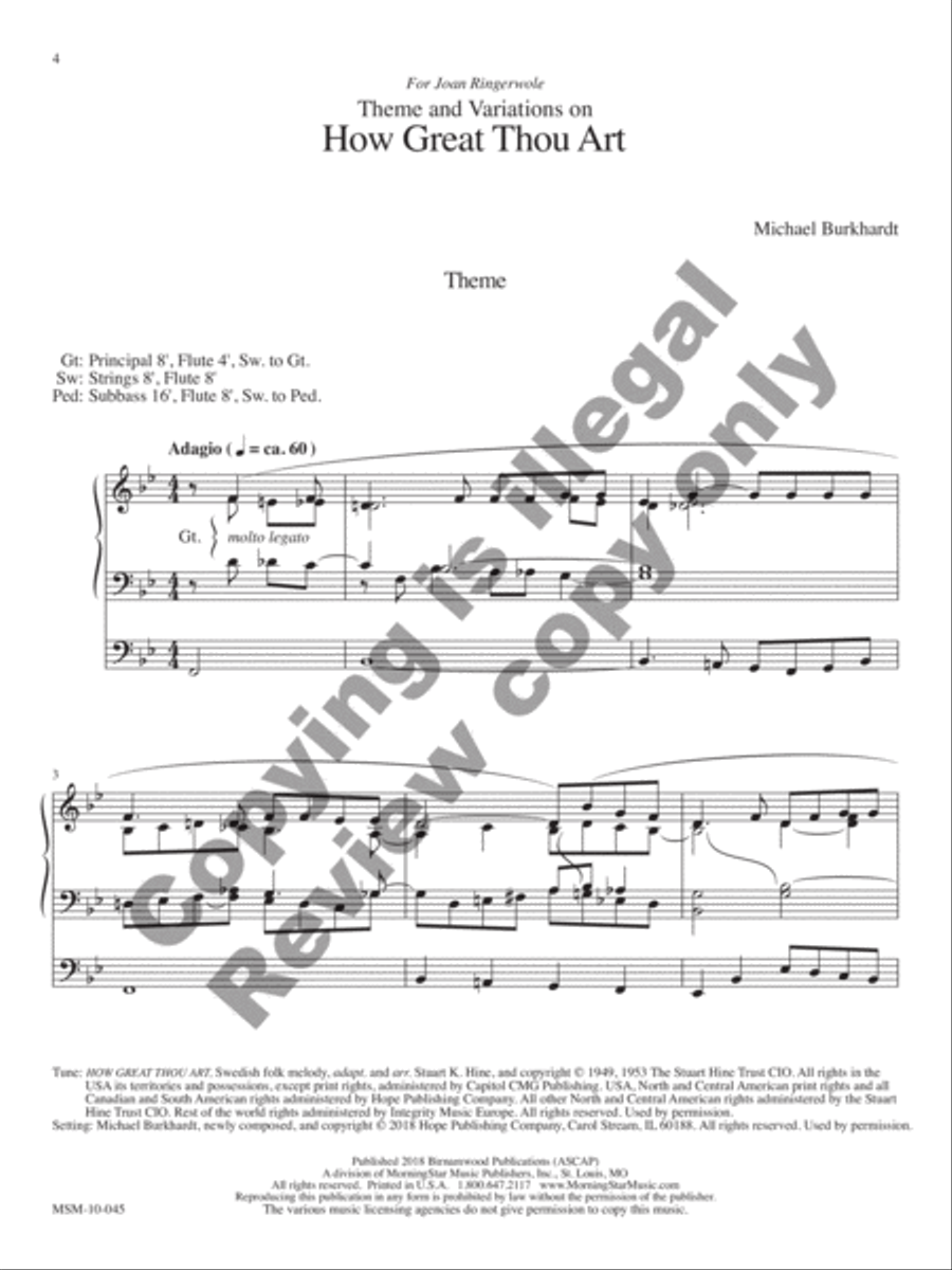 Then Sings My Soul Organ scores gallery preview page 3