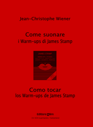 Book cover for Come suonare i “Warm-ups di J. Stamp - Como tocar los Warm-ups de J. Stamp