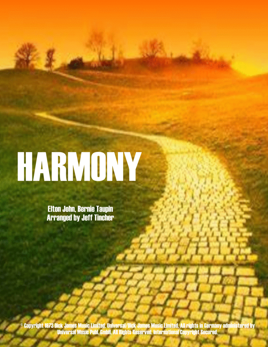 Harmony Piano, Vocal, Guitar scores gallery preview page 1