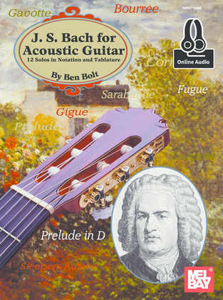 Book cover for J.S. Bach for Acoustic Guitar